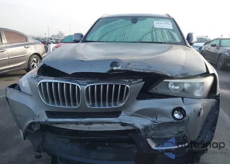 2012 BMW X3 xDrive28I from USA, damaged, VIN 5UXWX5C56CL719023